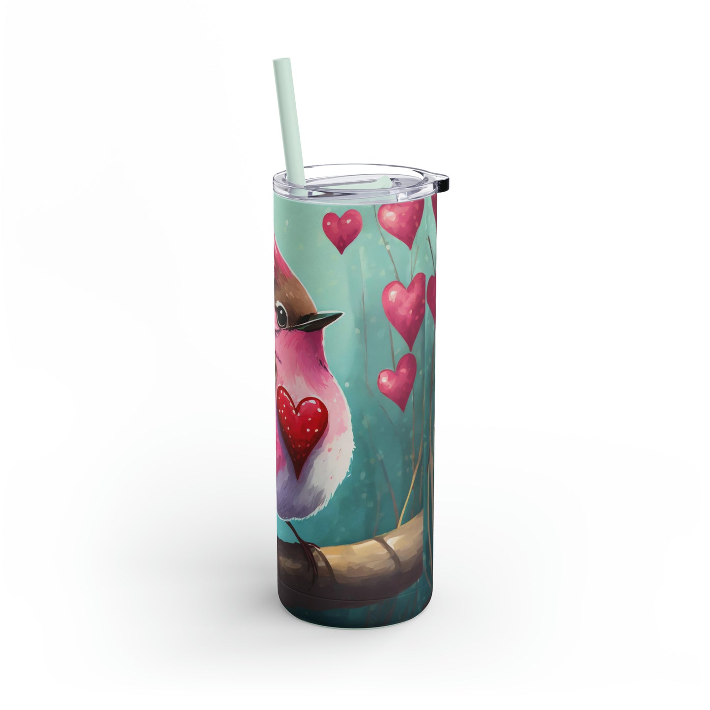 Love Pink Wren Tumbler, 20oz